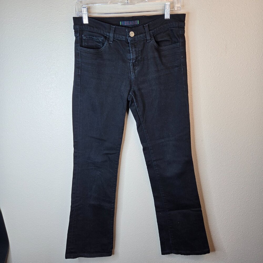 J Brand Black Denim Jeans Women's Size 28 Bootcut Made In USA